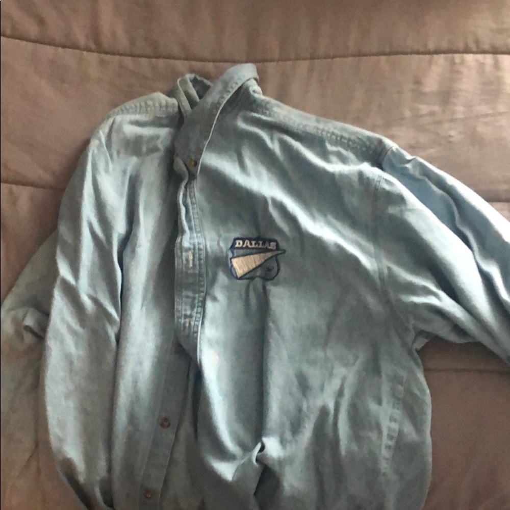Vintage Dallas Cowboys denim shirt